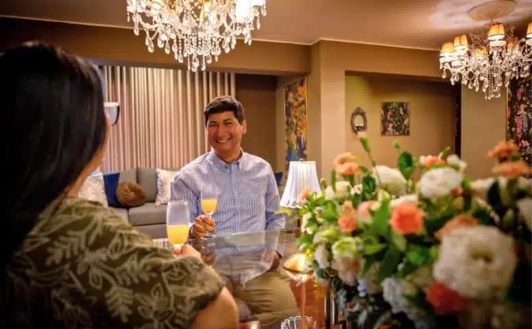 Cena romántica privada en Oro Verde Penthouse